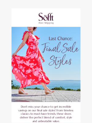 Sofft Shoes - Final Sale Styles Going Fast