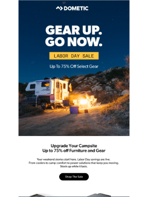 Dometic - Labor Day Savings Up to 75%