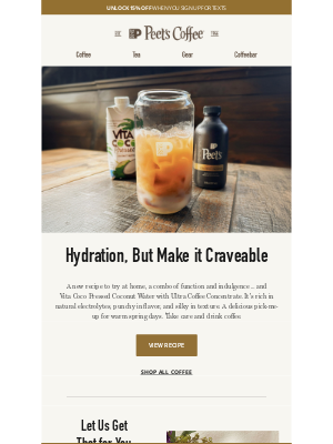 Peet's Coffee - We’re coconuts about this recipe 🥥🌴