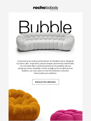 Roche Bobois (United Kingdom) - Bubble by Sacha Lakic. An iconic sofa