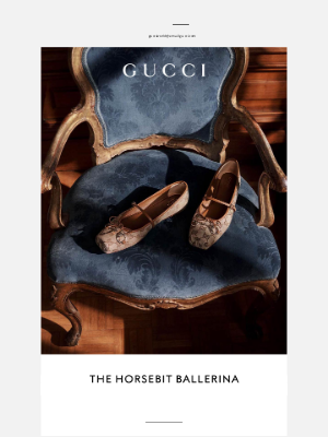 Gucci (Japan) - 優雅な動き：〔グッチ ホースビット〕バレエシューズ