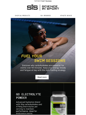 Science in Sport (United Kingdom) - Maximise swim stamina with smart carbohydrates
