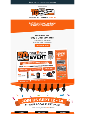 Mills E-Commerce Enterprises Inc. - Theodore, you're invited to our 70th Anniversary Celebration!