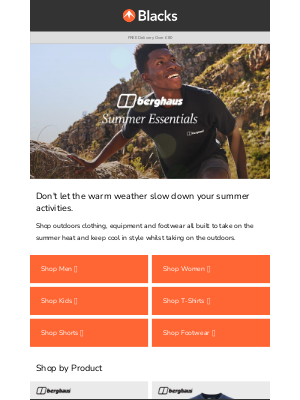 Blacks Leisure Group (United Kingdom) - Bask in Nature this Summer with Berghaus