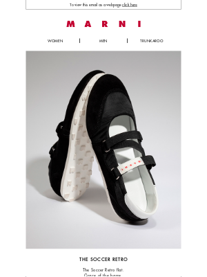 Marni - Where ballet meets the pitch.