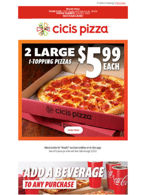 Cici's Pizza - We Brought It BACK! 🥳