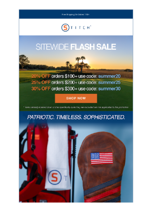 Stitch Golf - ⛳Sitewide Flash Sale Alert ⛳