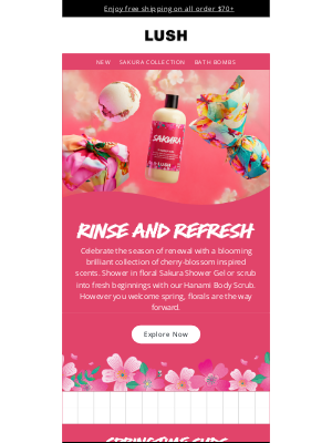 Lush North America - Love cherry blossoms? 🌸