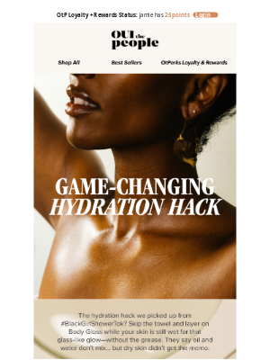 OUI the People - Try this hydration hack  🚿