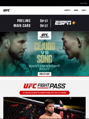 Ultimate Fighting Championship - Who Will Reign In Seattle - Cejudo or Song?