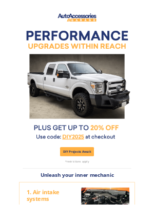 AutoAccessoriesGarage - Up To 20% Off Performance Accessories!🏁