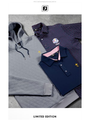 FootJoy - Gear Up for the 2025 Ryder Cup 🏆