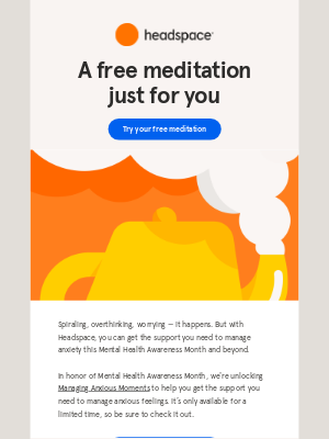 Headspace - A free meditation just for you