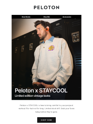Peloton - There’s still time to STAYCOOL
