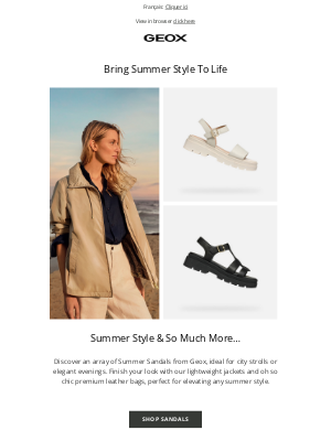 Geox - Summer Is Almost Here! ☀️