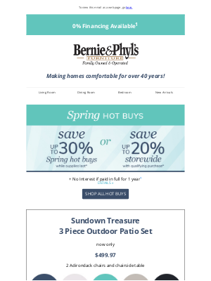 Bernie & Phyl's Furniture - 🪻Spring Hot Buys or up to 20% Off Storewide*