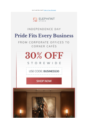 ElephantStock - 4th of July: Business at Full Blast 🗽