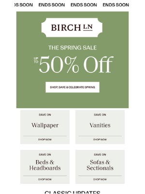 Birch Lane - Wallpaper up to 50% off | LAST CHANCE to save.