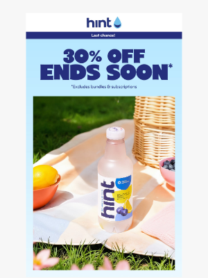 Hint Water - ENDS SOON ✨ 30% off Hint