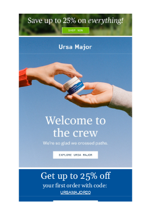 Ursa Major of VT - Up to 25% off is all yours!
