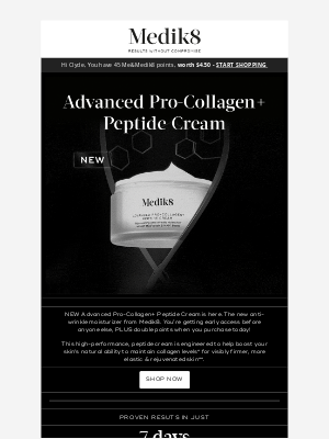 Medik8 - NEW Advanced Pro-Collagen+ Peptide Cream Early Access