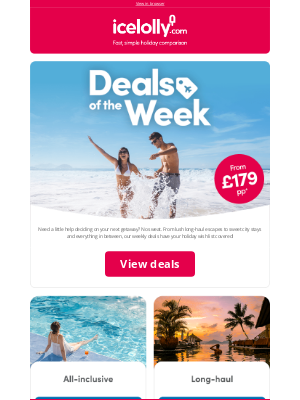 Icelolly (United Kingdom) - 🤩 Top holiday deals fr £179pp!*