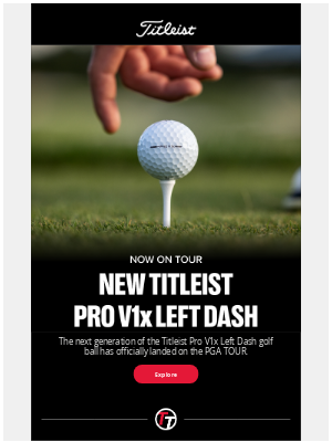 Titleist - New Titleist Pro V1x Left Dash – Now on Tour