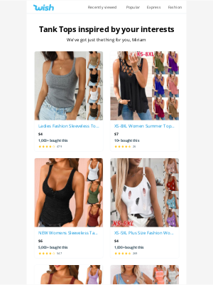 Wish - Your one-stop shop for Tank Tops 🛍