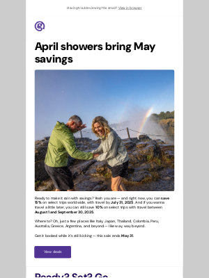 G Adventures - Score up to 15% off worldwide travel ’til May 31