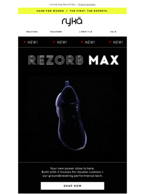 RYKA - Your NEW power shoe is here! ⚡👟