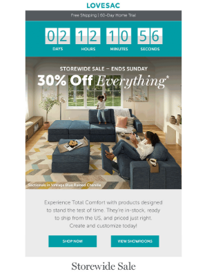 Lovesac - 30% Off, Ready to Ship from the US, and Ready for Anything.