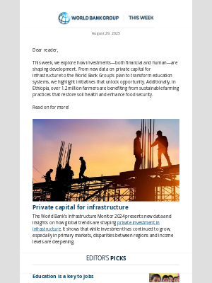 World Bank - Global trends shaping infrastructure investment