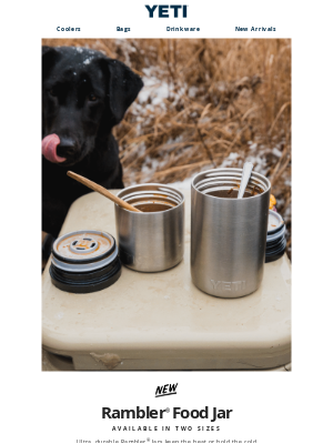 YETI - New Rambler® Food Jars Are Here