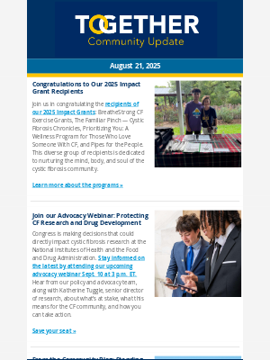 Cystic Fibrosis Foundation - Together: a Community Update