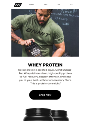 Onnit - The Clean, High-Quality Protein Your Body Deserves