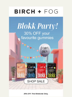 Birch + Fog - Big Blokks Energy - 30% OFF! 🥳