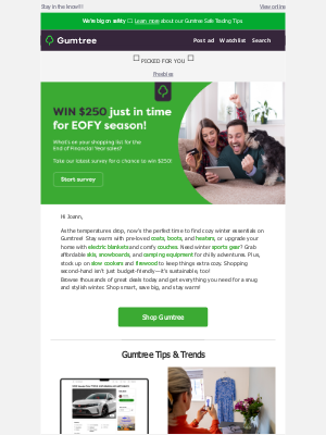 Gumtree Australia - Joann,Stay connected with Gumtree!!!
