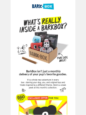 BarkBox - Psst: We've added a free extra toy to your pup's box.