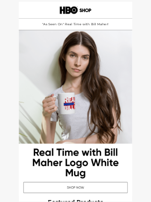 HBO - For Just $15.95: Shop the Bill Maher Logo Mug