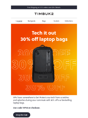 Timbuk2 - VIPs only: Laptop bags on sale