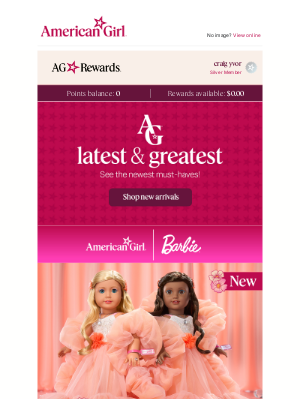 American Girl - If it’s NEW, it’s inside…