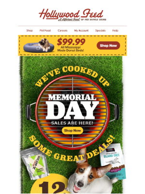 Hollywood Feed - Memorial Day Sales Are Here! 🐶🐈