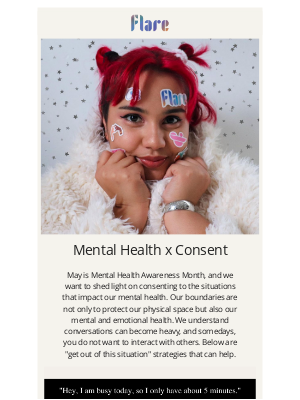 Flare - Mental Health & Consent 🧠