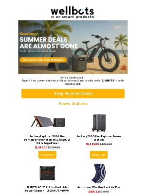 ☀️ Your Summer Deals Are Slipping Away!