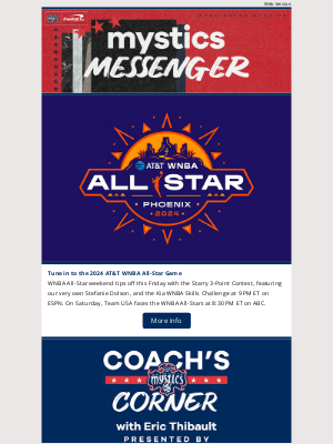 Washington Wizards - Tune in to the 2024 AT&T WNBA All-Star Game