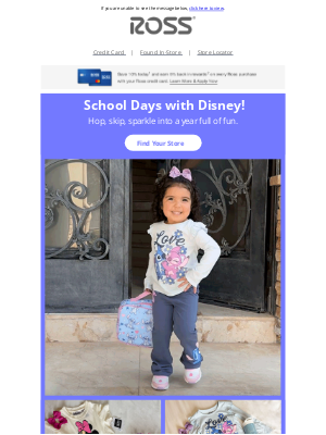 Ross Stores - 🎀✨  School-tastic Adventures Await!
