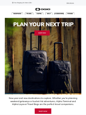 Ogio - Get Ready For Your Next Trip | Shop Alpha Luggage