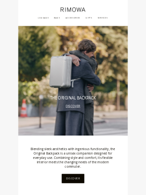 RIMOWA - New in: The Original Backpack in Aluminum