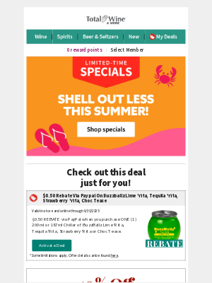 Total Wine & More - Save on Limited-Time Specials! PLUS Deals Inside