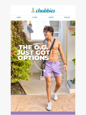 Chubbies - Inseams for Every Mood